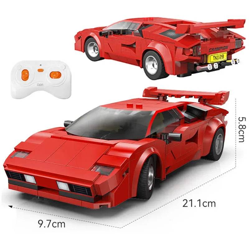 Premium Building Blocks Set 328 Piece Racing Car For Kids - ToylandEU