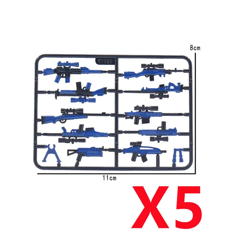 Premium Building Blocks Set Camouflage Military Equipment With Roadblock And Aircraft Parts For Kids - ToylandEU