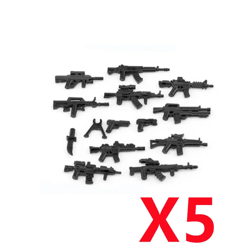 Premium Building Blocks Set Camouflage Military Equipment With Roadblock And Aircraft Parts For Kids - ToylandEU