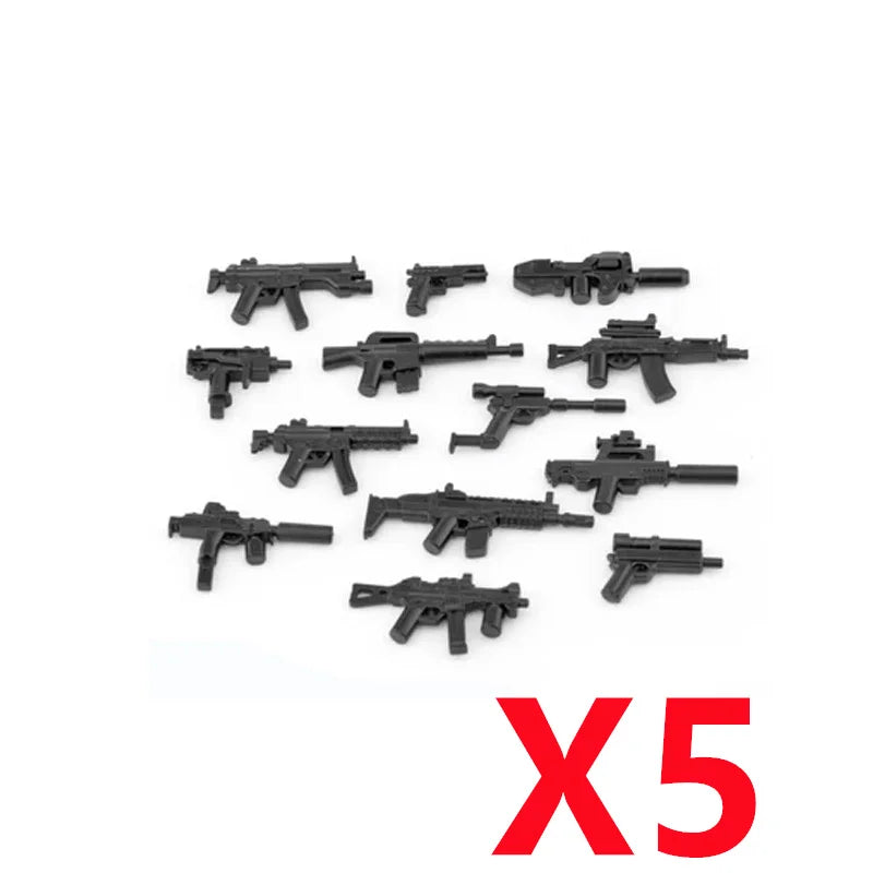 Premium Building Blocks Set Camouflage Military Equipment With Roadblock And Aircraft Parts For Kids - ToylandEU