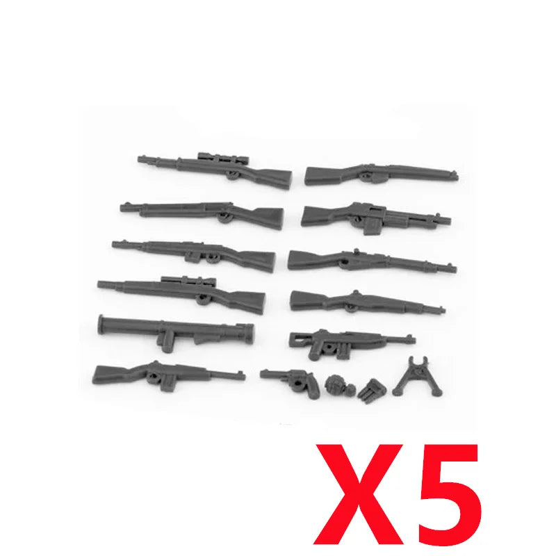 Premium Building Blocks Set Camouflage Military Equipment With Roadblock And Aircraft Parts For Kids - ToylandEU