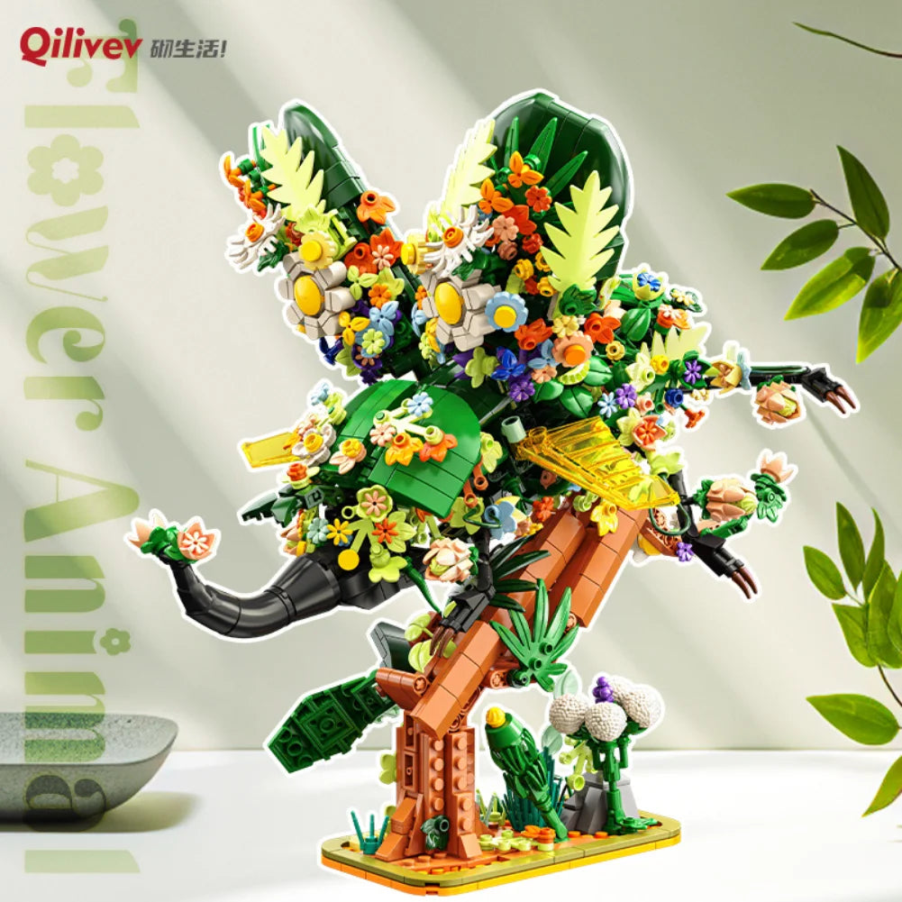 Premium Building Blocks Set Cute Jungle Hedgehog And Parrot Theme For Kids Gift Idea - ToylandEU