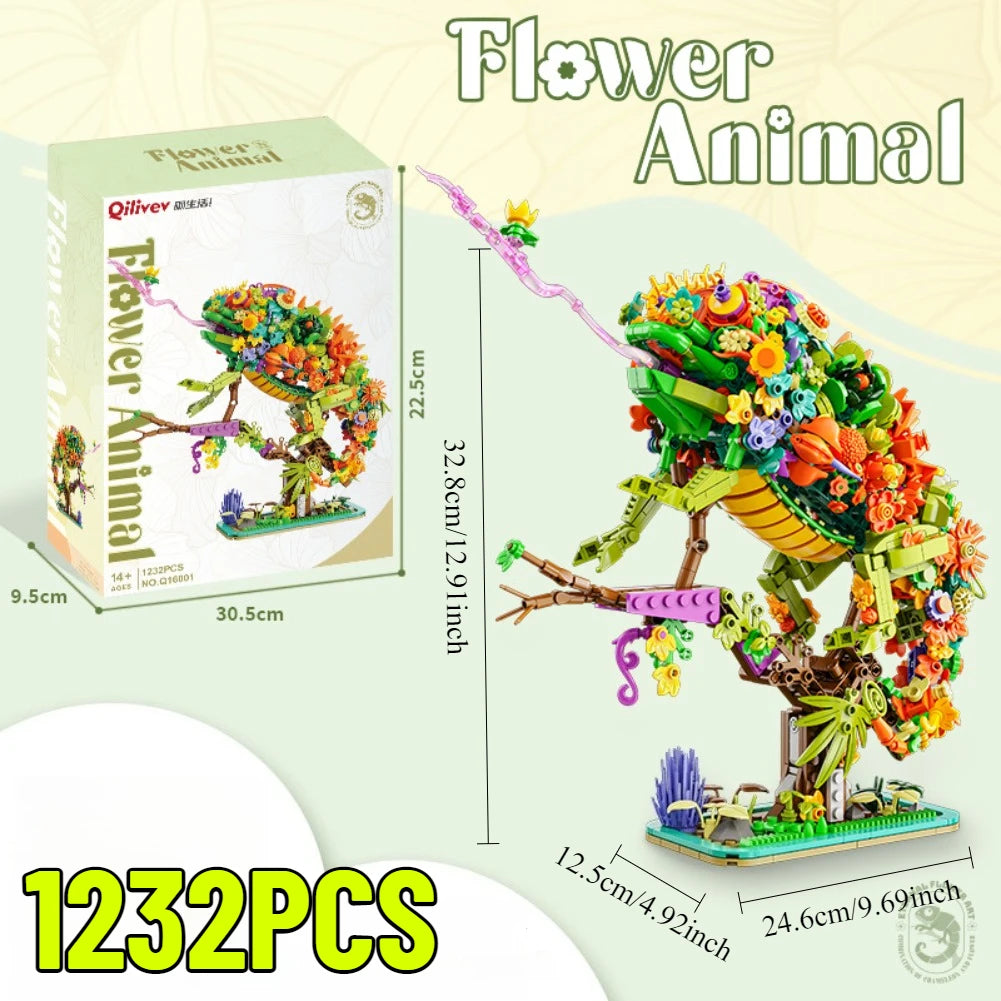 Premium Building Blocks Set Cute Jungle Hedgehog And Parrot Theme For Kids Gift Idea - ToylandEU