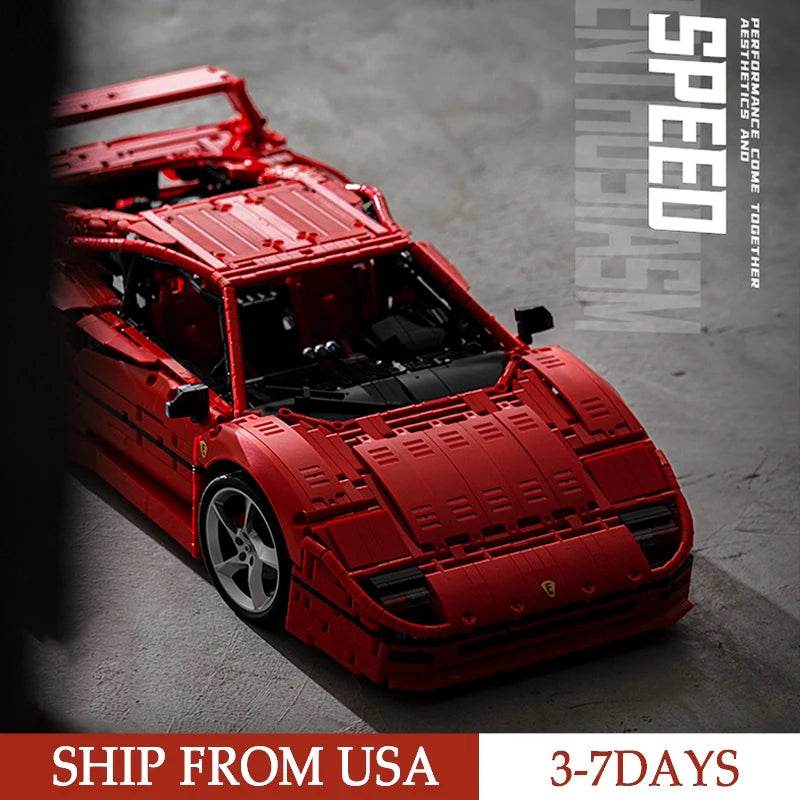 Premium Building Blocks Set F40 Super Car For Holiday Gifts - ToylandEU