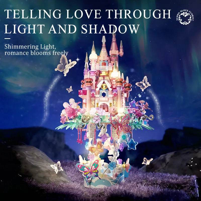 Premium Building Blocks Set Flower Castle 822 Pieces For Girls And Kids Toys Decor Gifts - ToylandEU