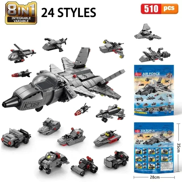 Premium Building Blocks Set J15 Carrier Fighter Aircraft Flying Shark Model 1186 Pieces For Children Gift - ToylandEU
