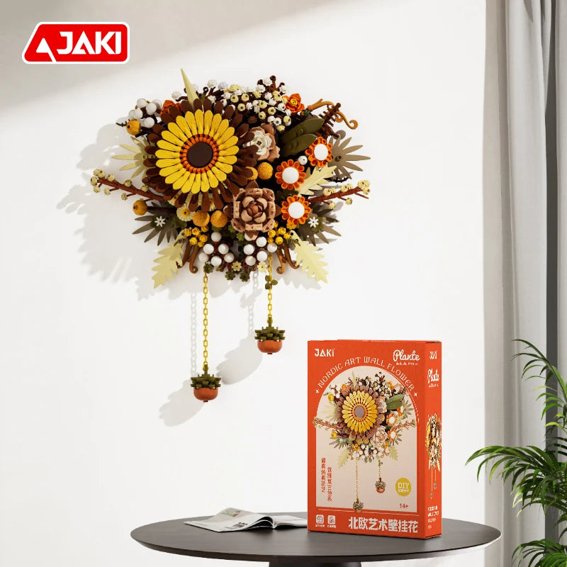 Premium Building Blocks Set Lego Compatible Artificial Rose And Gerbera Flowers For Home Decor Gift - ToylandEU