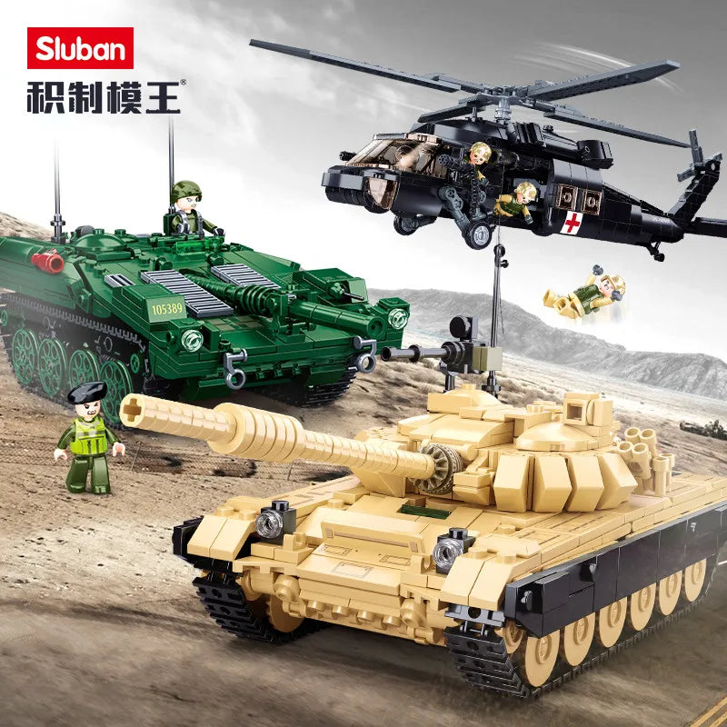 Premium Building Blocks Set Lego Compatible STRV103 Main Battle Tank Model For Ages 14 And Up - ToylandEU