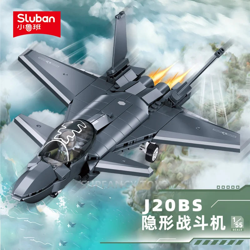 Premium Building Blocks Set Stealth Fighter Helicopter Tank Army Model Educational Toy For Children - ToylandEU