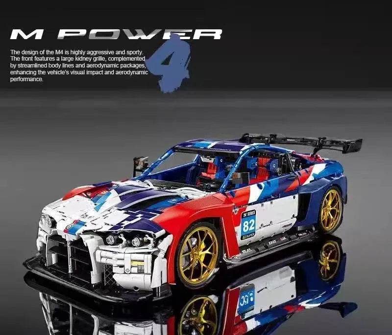 Premium Building Blocks Supercar MOC Tech For Adults Kids - ToylandEU