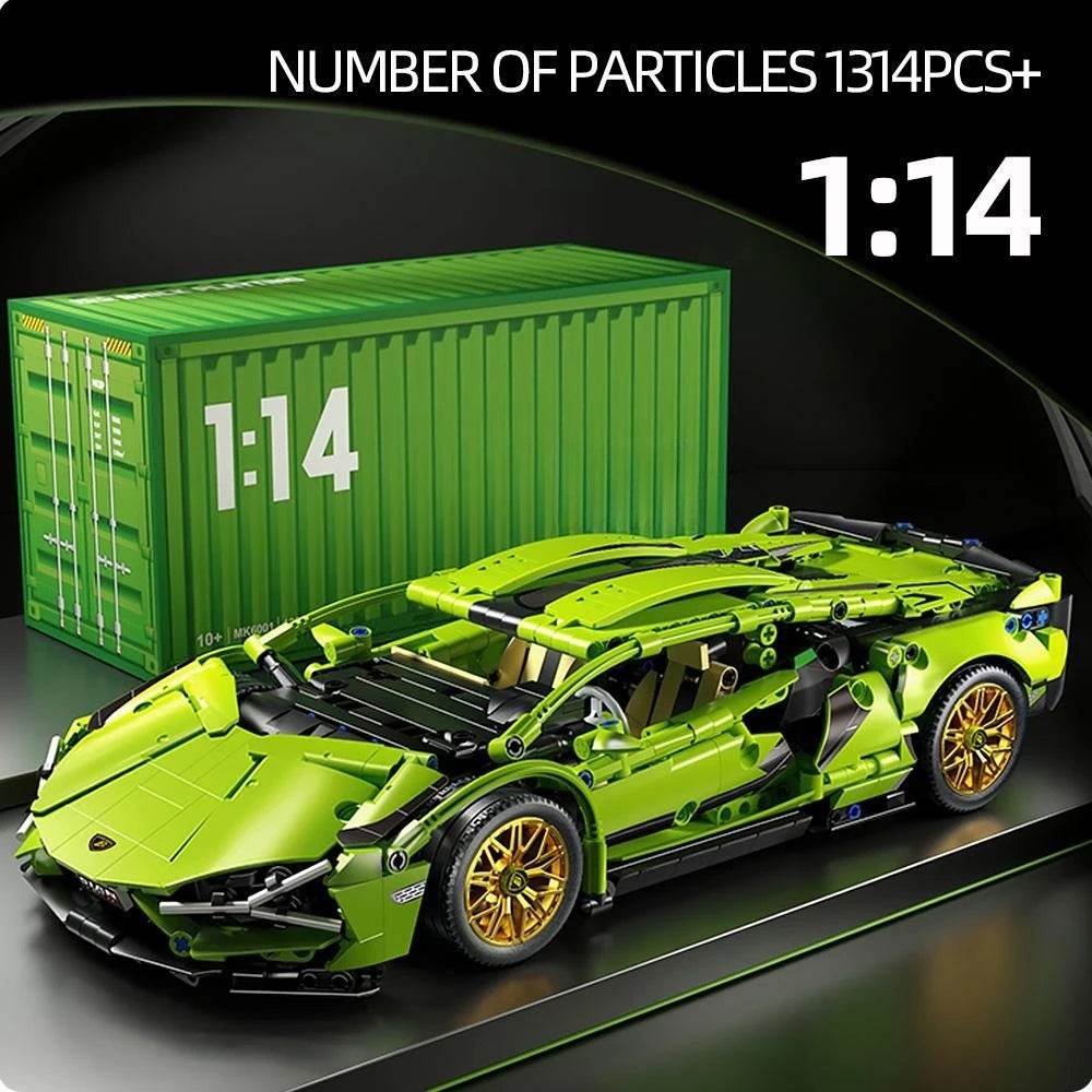 Premium Building Blocks Technical Racing Car Bricks Adults - ToylandEU