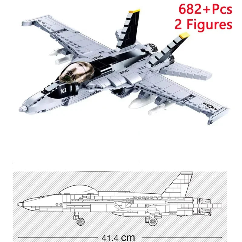 Premium Building Blocks Toy KA50 Armed Helicopter Model With Lego Compatible Design For Boys - ToylandEU