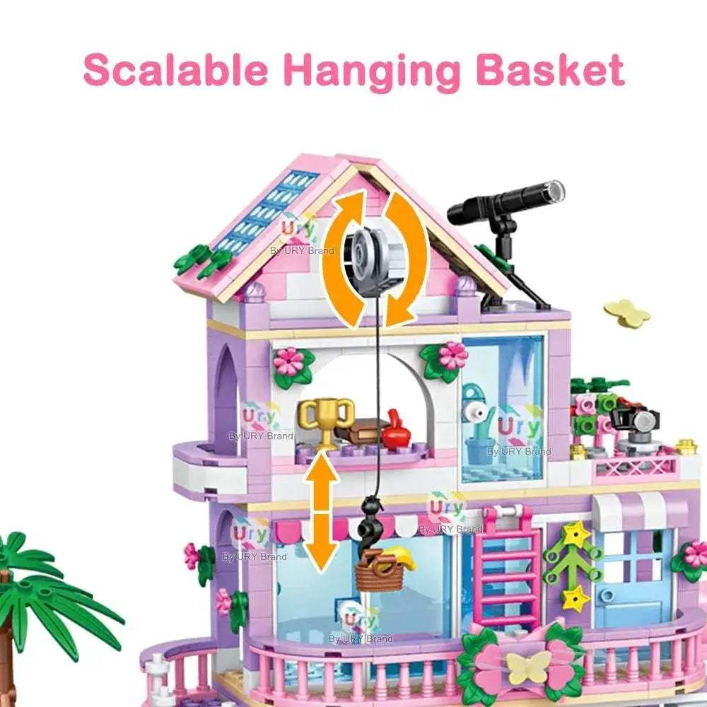  Premium Building Blocks Villa Slide 4 Set Toyland EU -  ToylandEU™