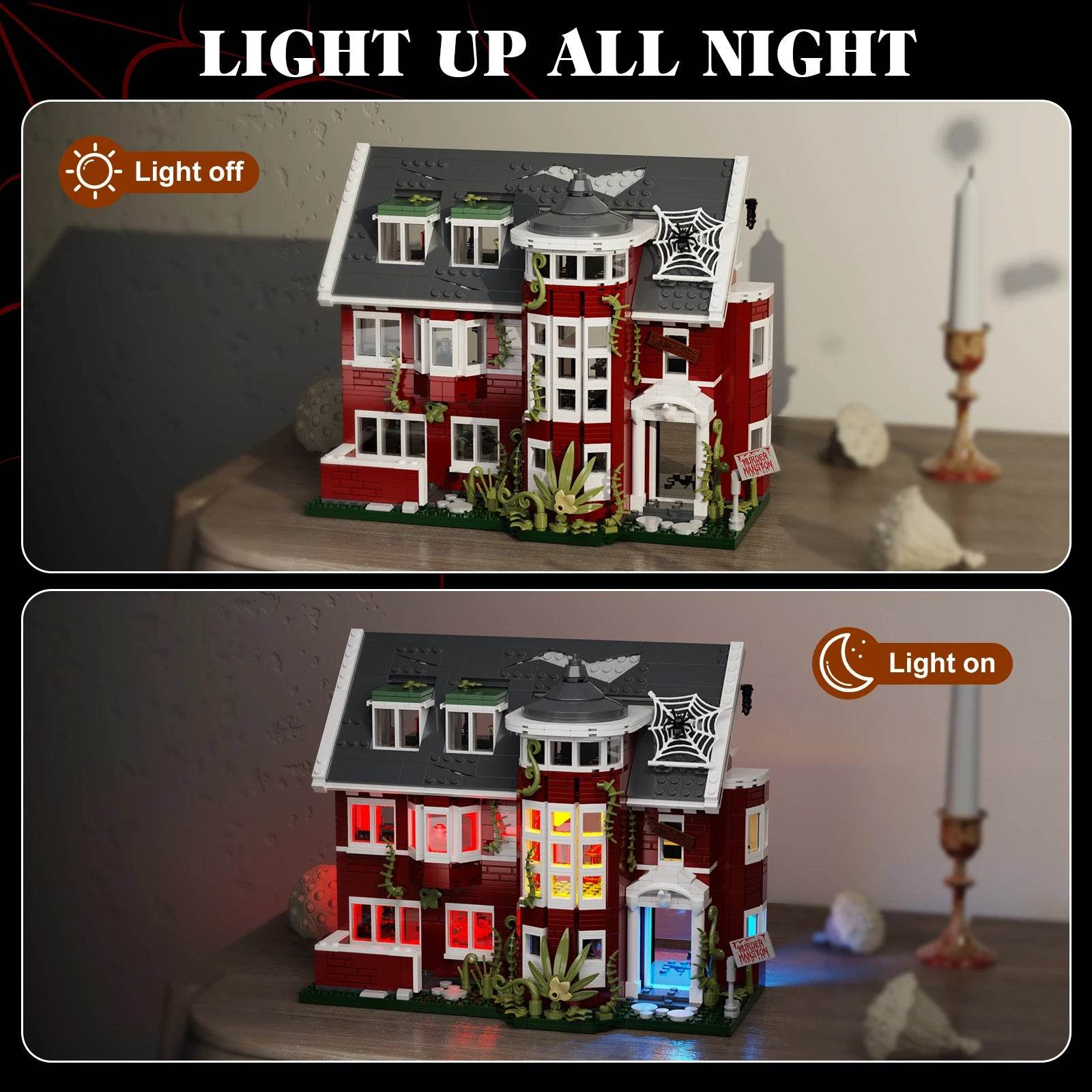 Premium Building Set Murder House Blocks For Horror Fans - ToylandEU