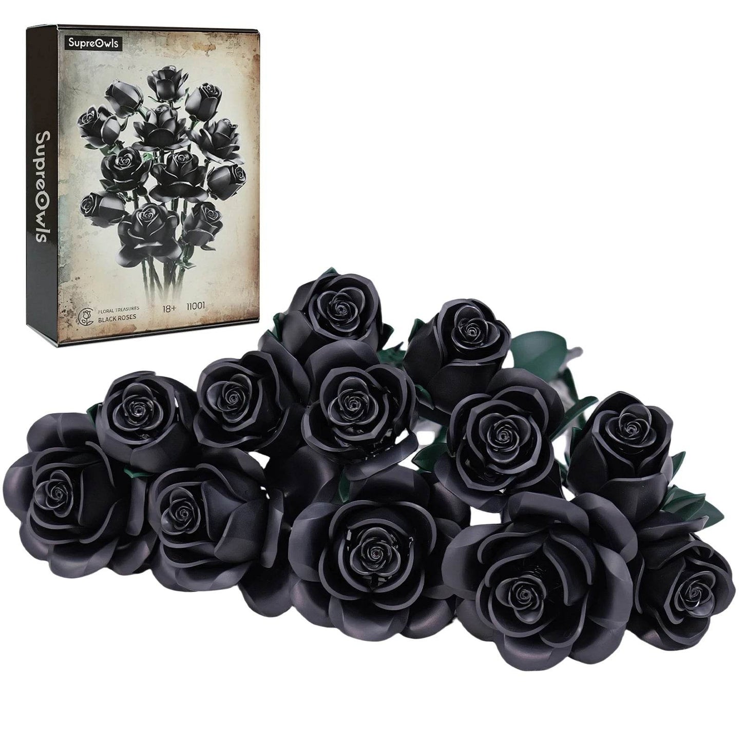 Premium Building Set Simulated Roses Halloween Decor - ToylandEU
