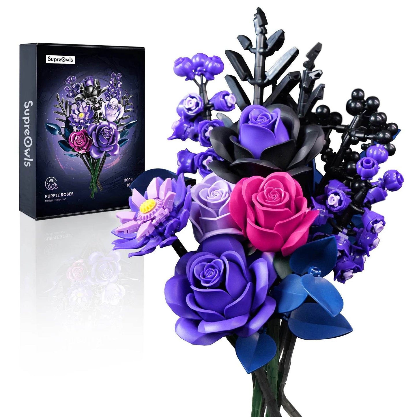 Premium Building Set Simulated Roses Halloween Decor - ToylandEU