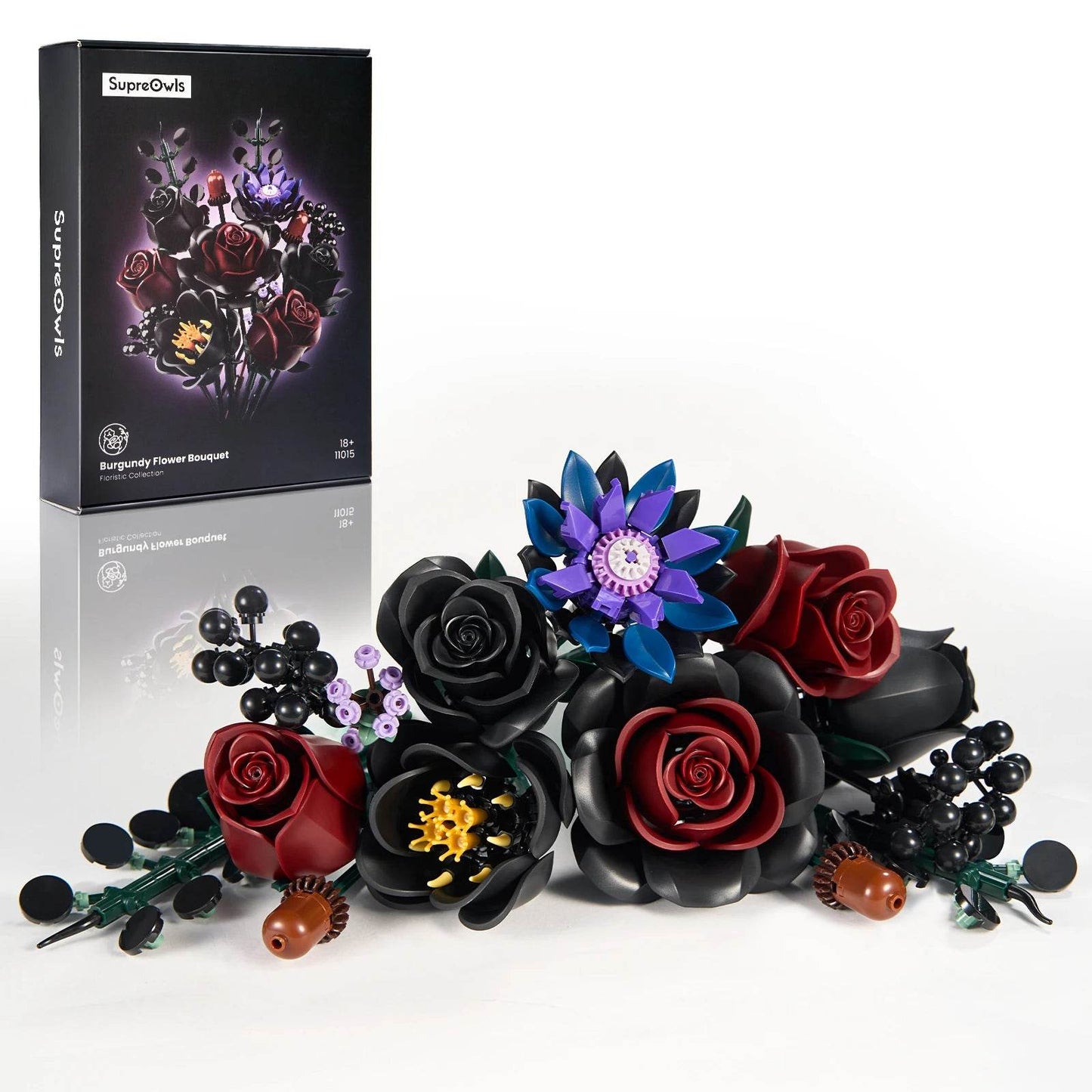 Premium Building Set Simulated Roses Halloween Decor - ToylandEU