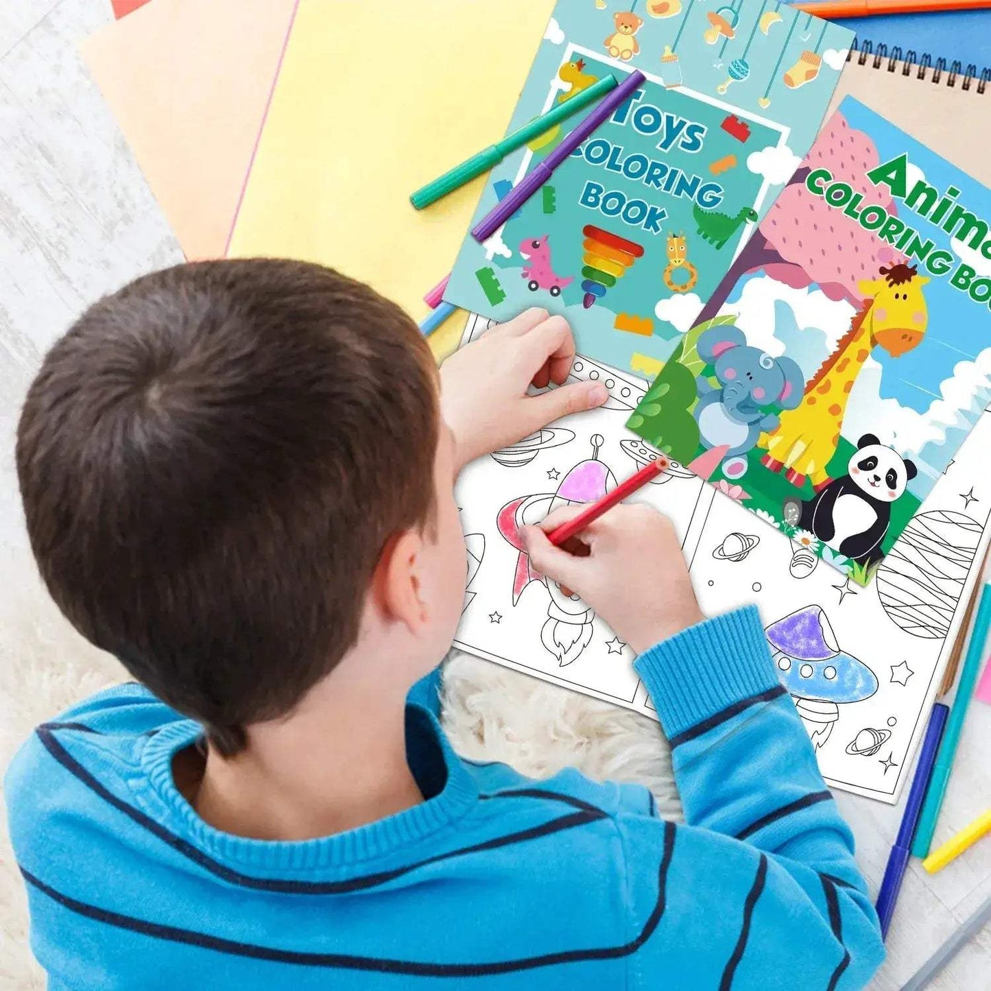 Premium Bulk Mini Coloring Books For Kids Ages 2-12 - ToylandEU