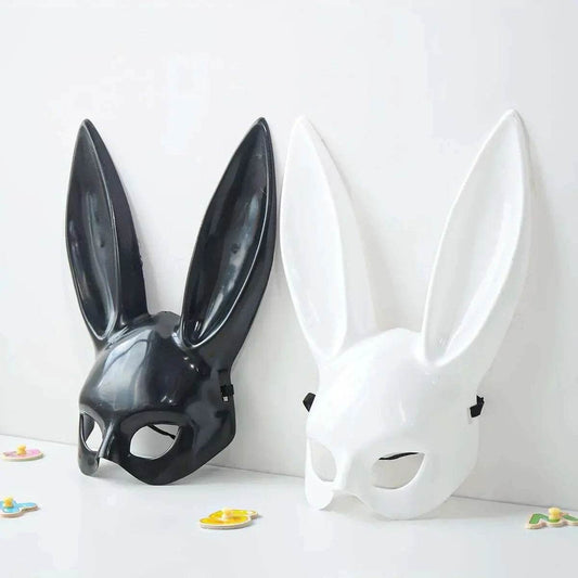 Premium Bunny Mask Full Face With Long Ears For Halloween - ToylandEU
