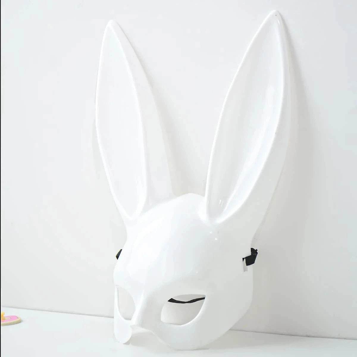 Premium Bunny Mask Full Face With Long Ears For Halloween - ToylandEU