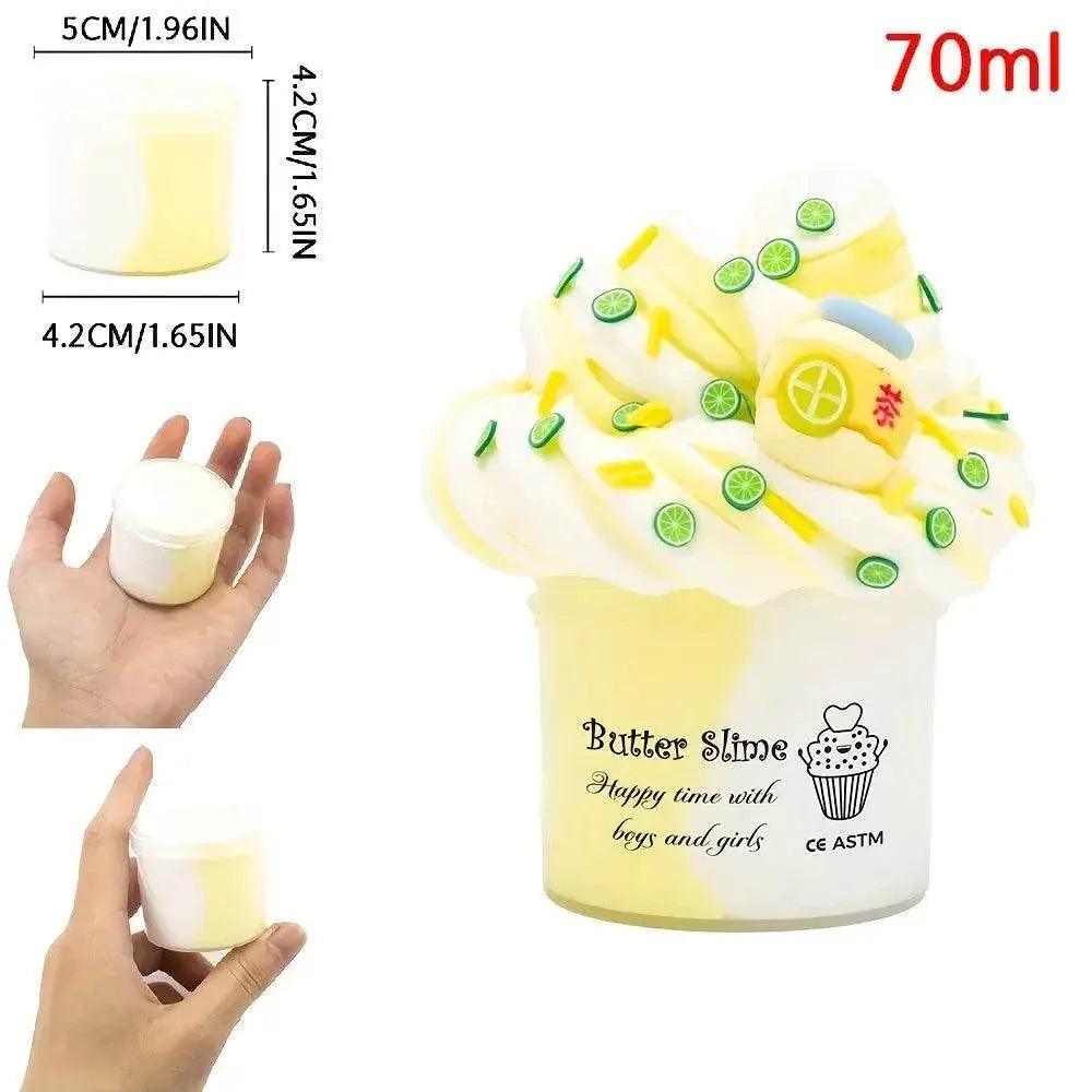  Premium Butter Slime 70ml Two Tone Slime Toyland EU -  ToylandEU™