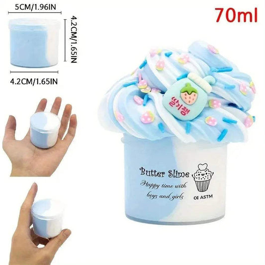  Premium Butter Slime 70ml Two Tone Slime Toyland EU -  ToylandEU™