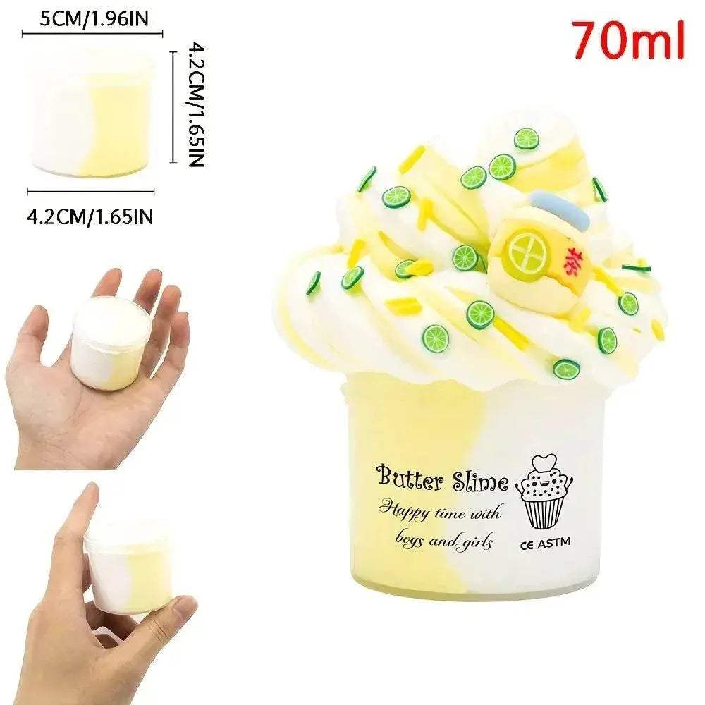  Premium Butter Slime 70ml Two Tone Slime Toyland EU -  ToylandEU™