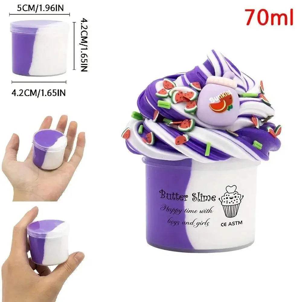  Premium Butter Slime 70ml Two Tone Slime Toyland EU -  ToylandEU™
