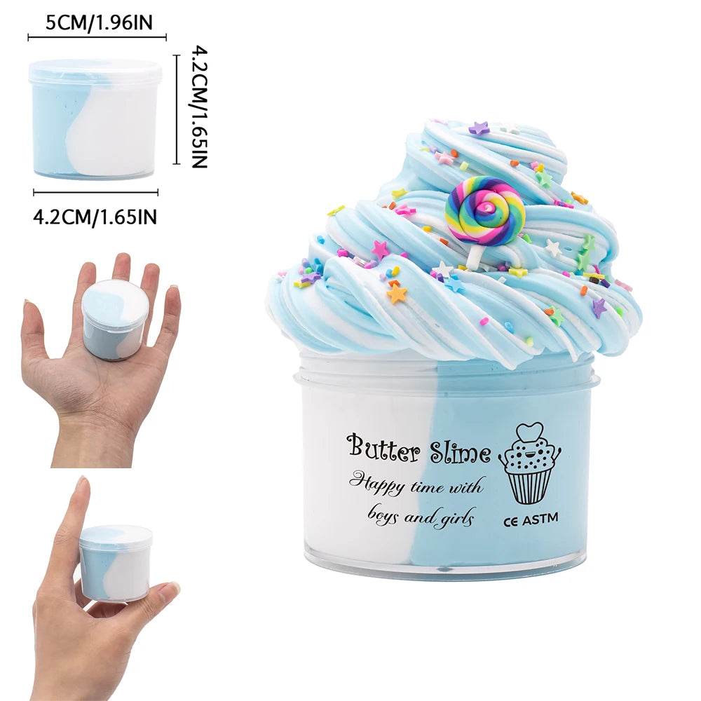 Premium Butter Slime Kit Watermelon Charms For Kids - ToylandEU