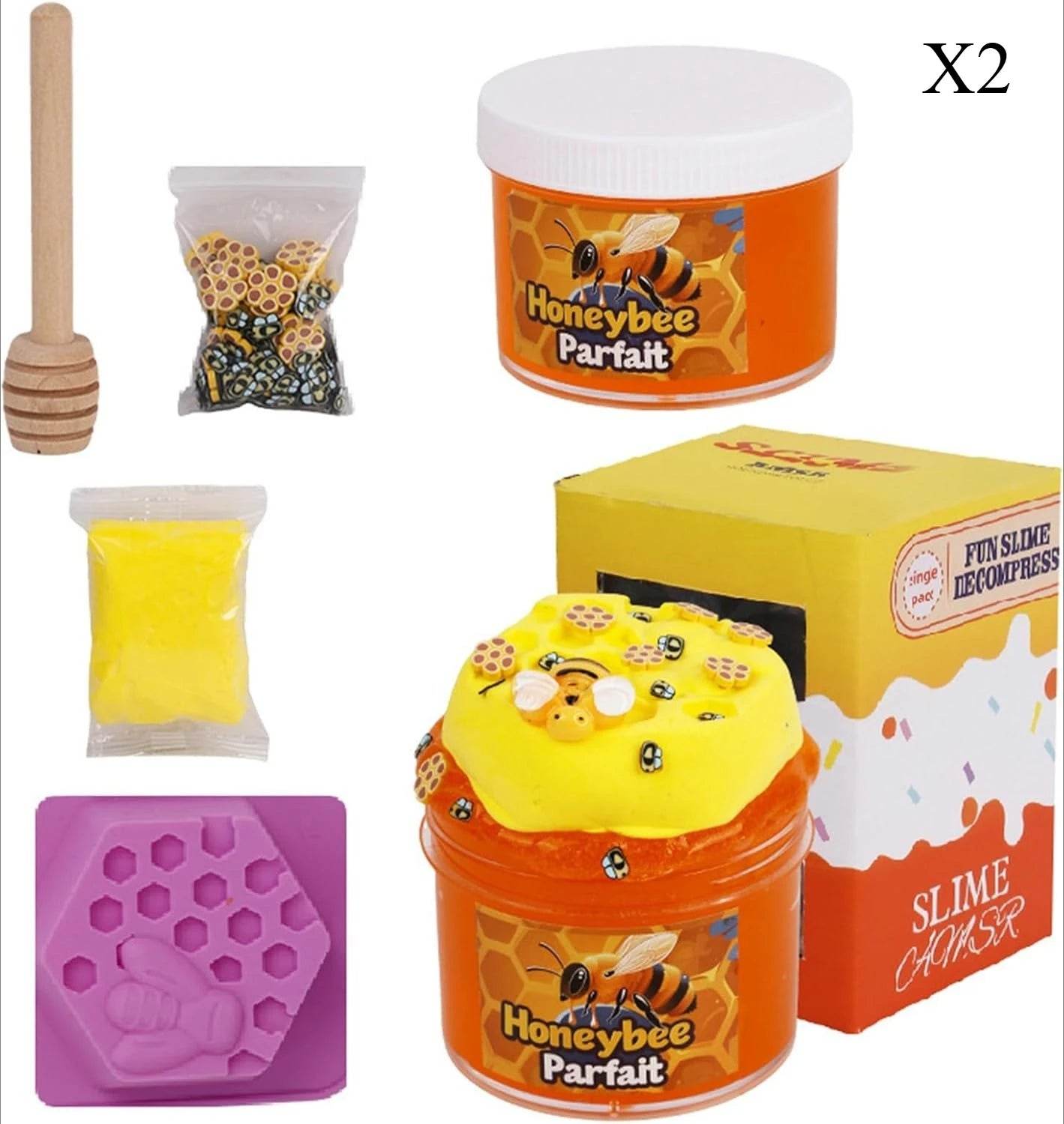 Premium Butter Slime Set Honey Scented For Kids Ages 8 12 - ToylandEU