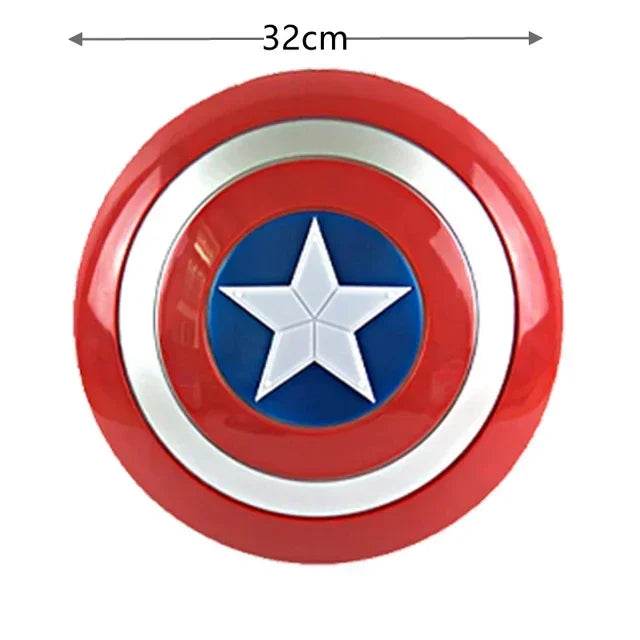 Premium Captain America Costume Muscle Jumpsuit Shield Kids - ToylandEU