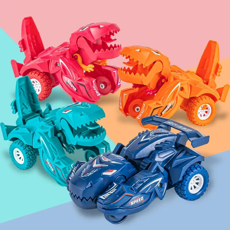 Premium Car Model Toy 2 In 1 Dinosaur Deformation Transformation For Boys - ToylandEU