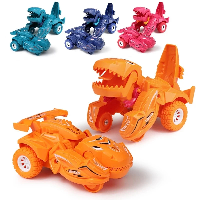 Premium Car Model Toy 2 In 1 Dinosaur Deformation Transformation For Boys - ToylandEU
