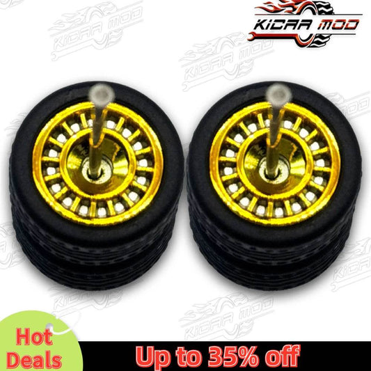 Premium Car Wheels Closed Spoke Detachable Tires For Diecast - ToylandEU