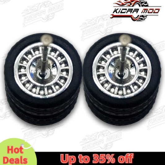 Premium Car Wheels Closed Spoke Detachable Tires For Diecast - ToylandEU