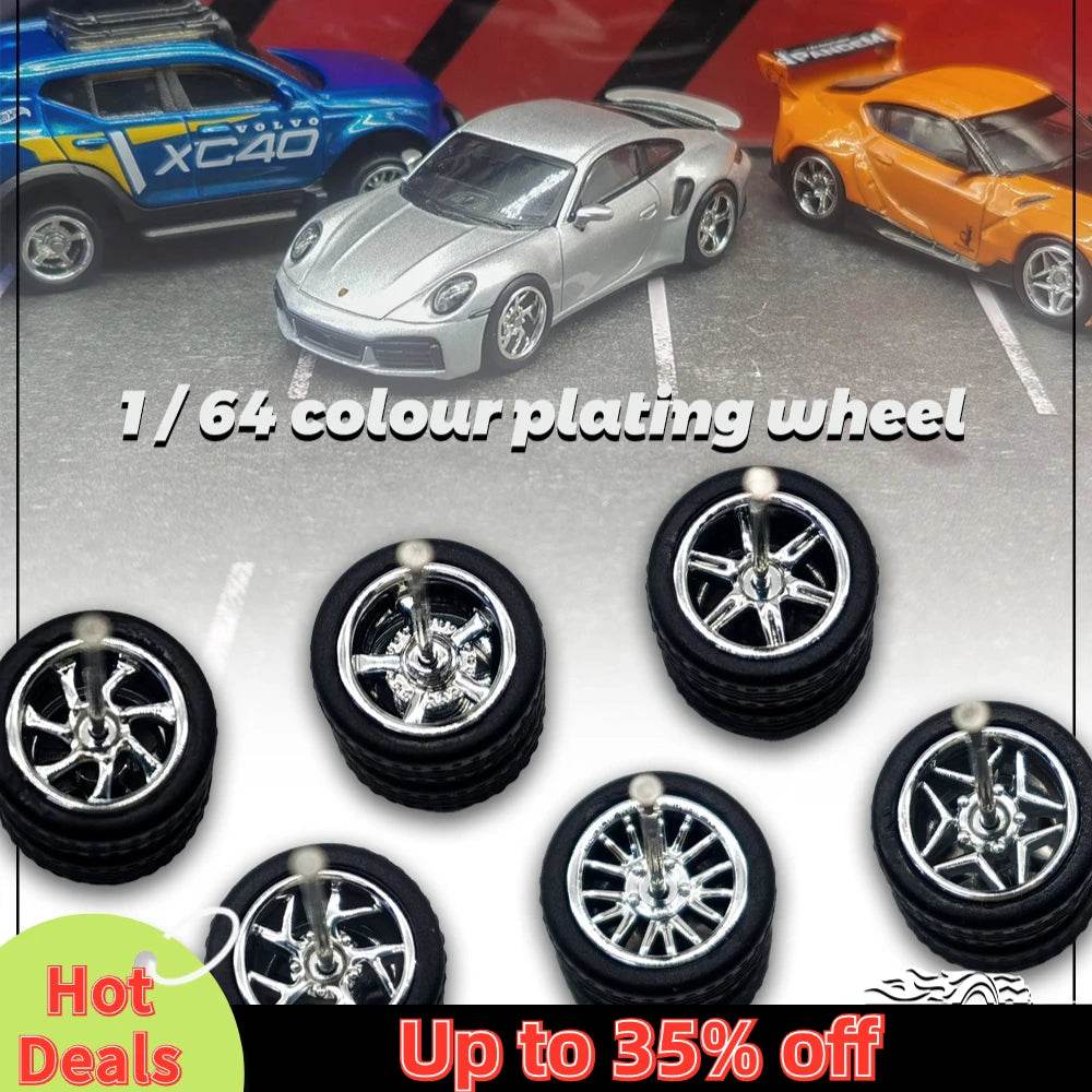 Premium Car Wheels Closed Spoke Detachable Tires For Diecast - ToylandEU