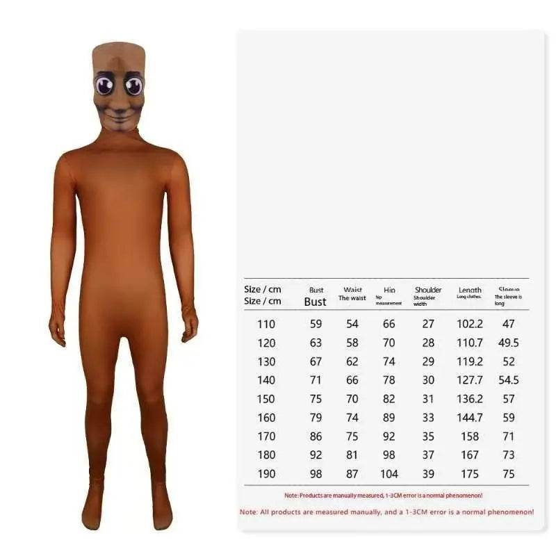 Premium Cartoon Cosplay Jumpsuit Brain Theme Unisex Costume - ToylandEU
