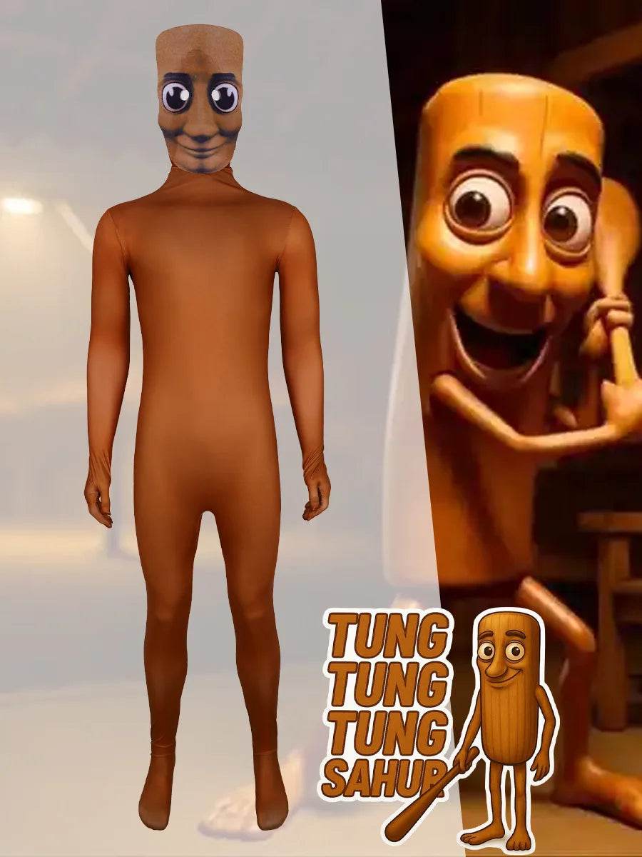 Premium Cartoon Cosplay Jumpsuit Brain Theme Unisex Costume - ToylandEU