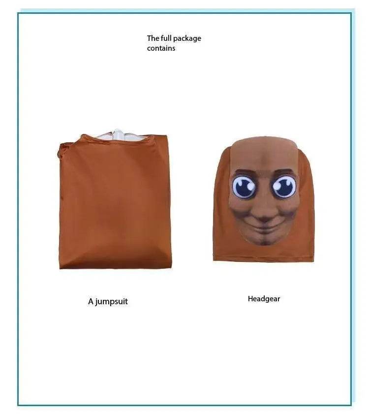 Premium Cartoon Cosplay Jumpsuit Brain Theme Unisex Costume - ToylandEU