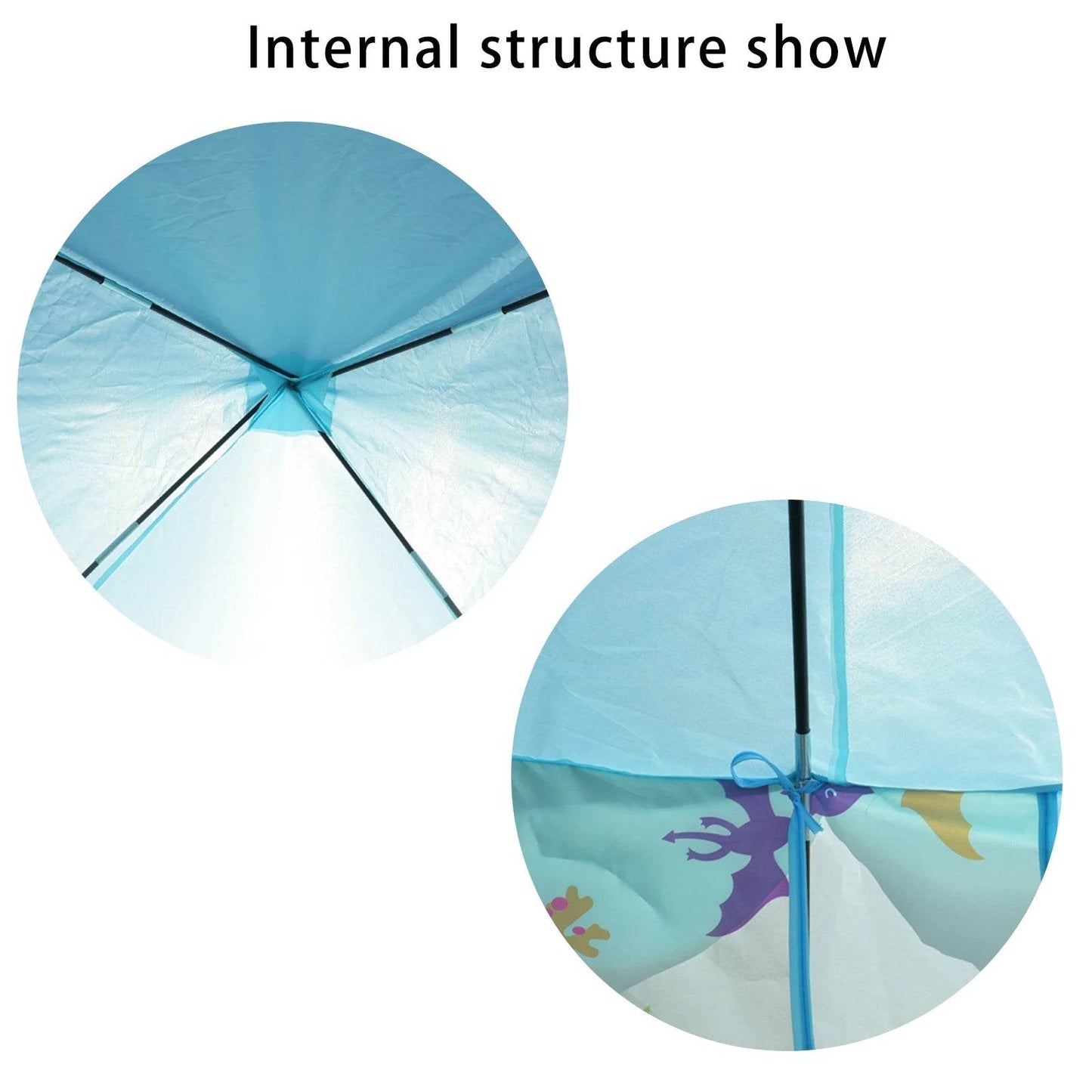 Premium Cartoon Dinosaur Tent Playhouse Foldable 0 To 3 - ToylandEU