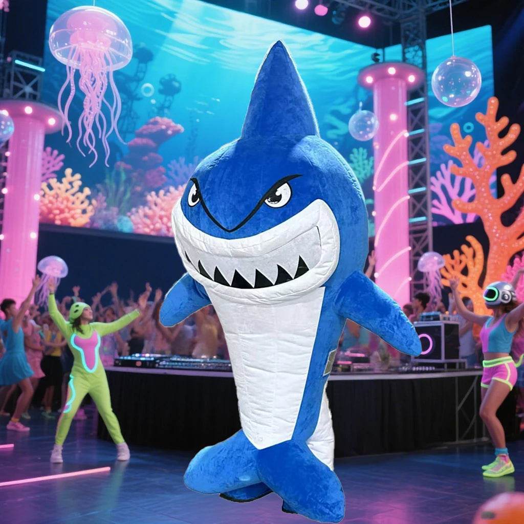 Premium Cartoon Shark Costume Inflatable For Adult Cosplay - ToylandEU