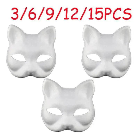  Premium Cat Mask One Size Paintable Mask Toyland EU -  ToylandEU™