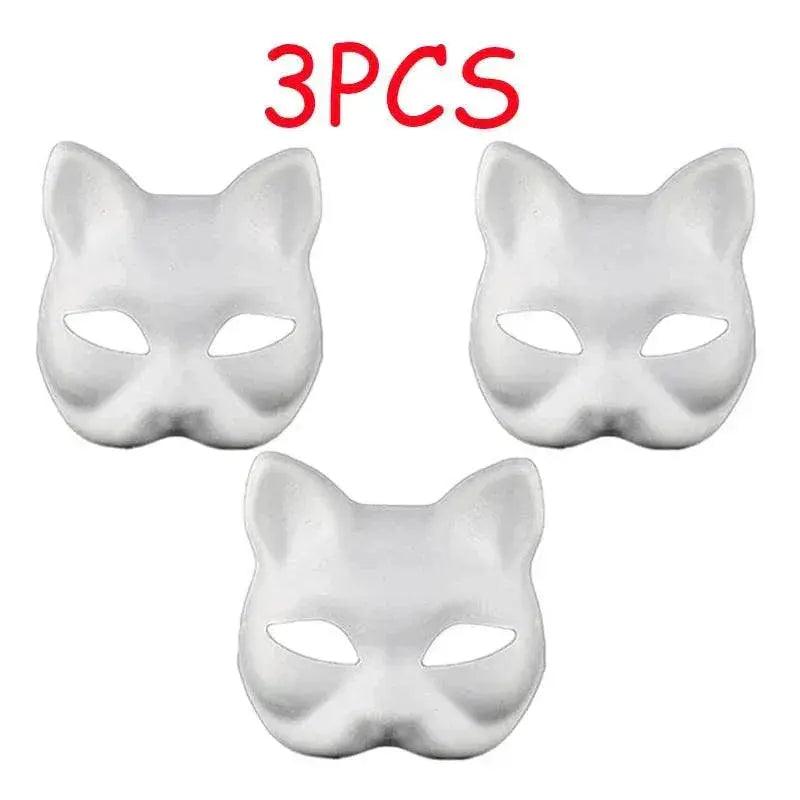  Premium Cat Mask One Size Paintable Mask Toyland EU -  ToylandEU™