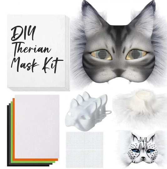  Premium Cat Masks Half Face Mask Kit 5 Sets Toyland EU -  ToylandEU™