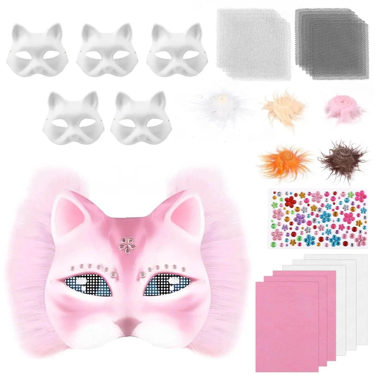  Premium Cat Masks Half Face Mask Toyland EU -  ToylandEU™