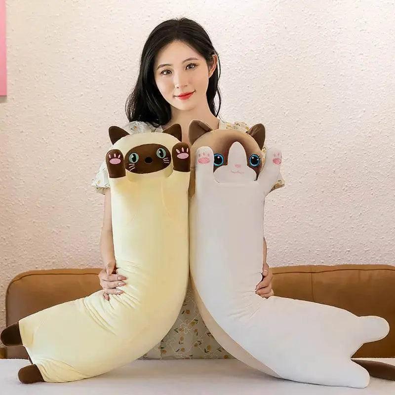  Premium Cat Plush Toy Long Sleeping Pillow Toyland EU -  ToylandEU™