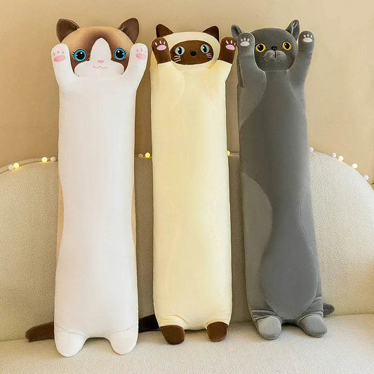 Premium Cat Plush Toy Long Sleeping Pillow for Kids - ToylandEU