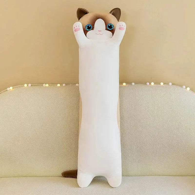 Premium Cat Plush Toy Long Sleeping Pillow for Kids - ToylandEU