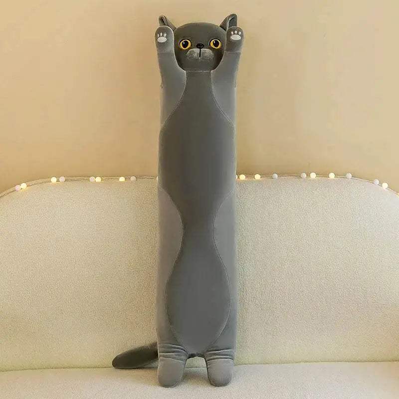 Premium Cat Plush Toy Long Sleeping Pillow for Kids - ToylandEU