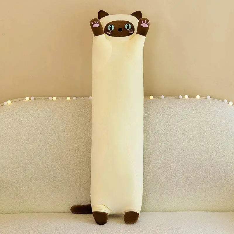 Premium Cat Plush Toy Long Sleeping Pillow for Kids - ToylandEU